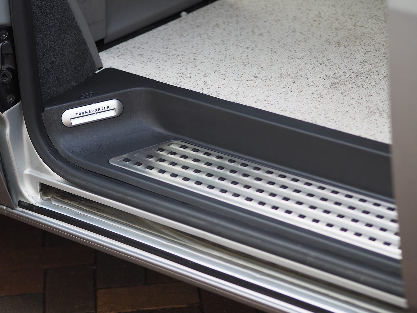 For VW T6 Set of 3 Caravelle Style Full Step LED Light Transporter Logo | Van-X
