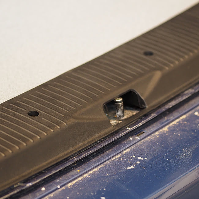 For VW T6.1 Transporter V2 Rear Tailgate Threshold Cover Full Length Plastic | Van-X