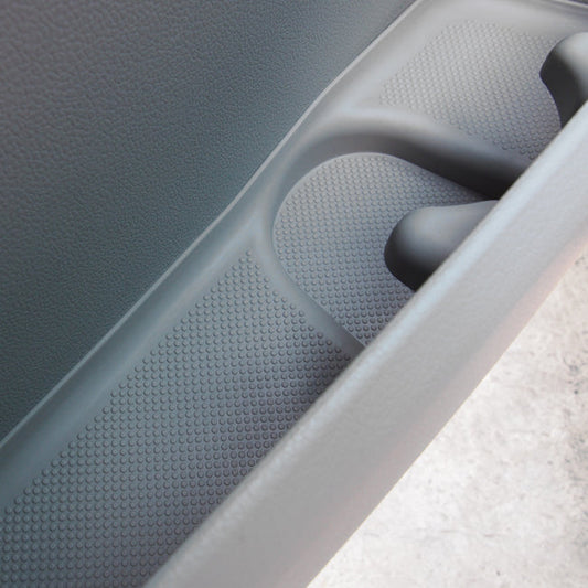 For VW T6 Rubber Door Pocket Inserts – Grey Mat Set, Direct Fit | Van-X