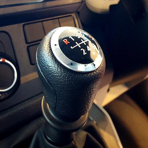 For VW T5 & T6 Transporter Campervan Rubber Gear Knob + Knob Cap Bundle – Interior Styling Parts – Van-X