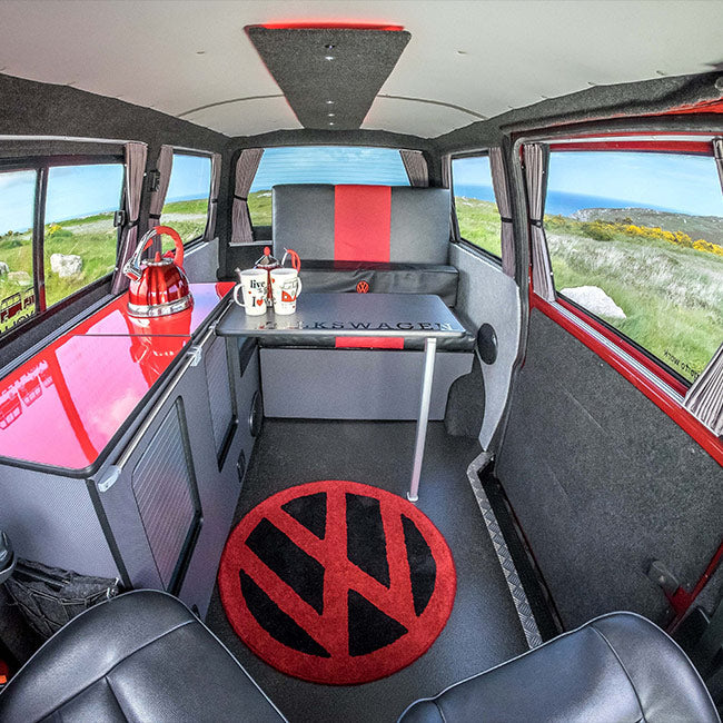 For VW T4 Transporter Camper 1 x Side Window Curtain Kit | Van-X