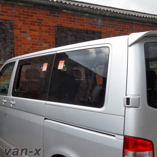 For VW T5 Transporter Smoked Rear Quarter Window Glass SWB | Van Conversion Side Panel – Van-X