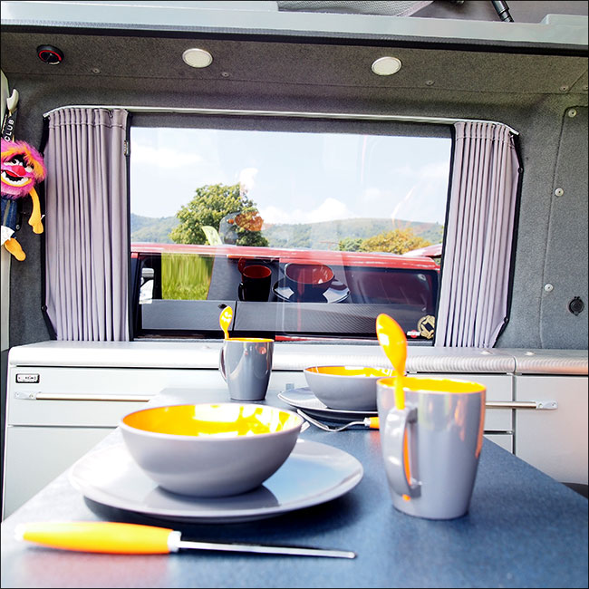 For VW T3 Transporter Blackout Camper Curtains Black/Grey - Create Your Own Bundle | Van-X