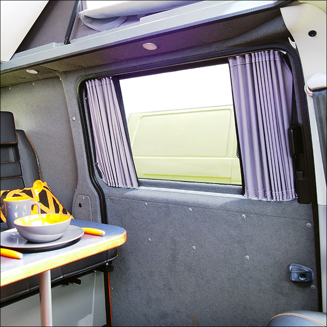 For VW T4 Transporter Camper 1 x Side Window Curtain Kit | Van-X