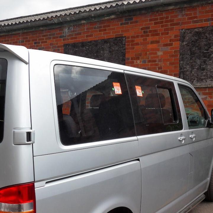 For VW T5 Transporter Smoked Rear Quarter Window Glass SWB | Van Conversion Side Panel – Van-X