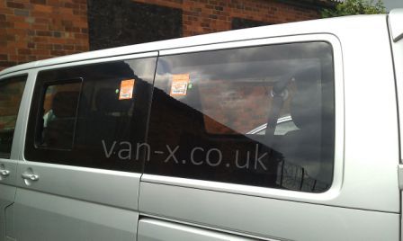 For VW T5 Transporter Smoked Rear Quarter Window Glass SWB | Van Conversion Side Panel – Van-X