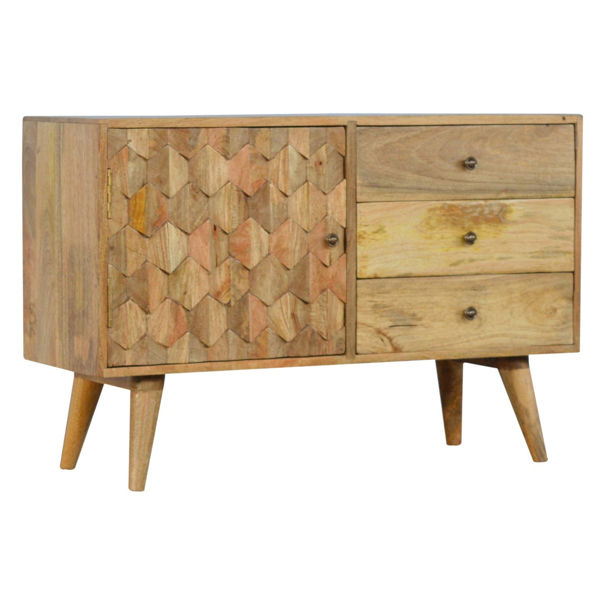 Pineapple Carved Sideboard Chest of Drawers