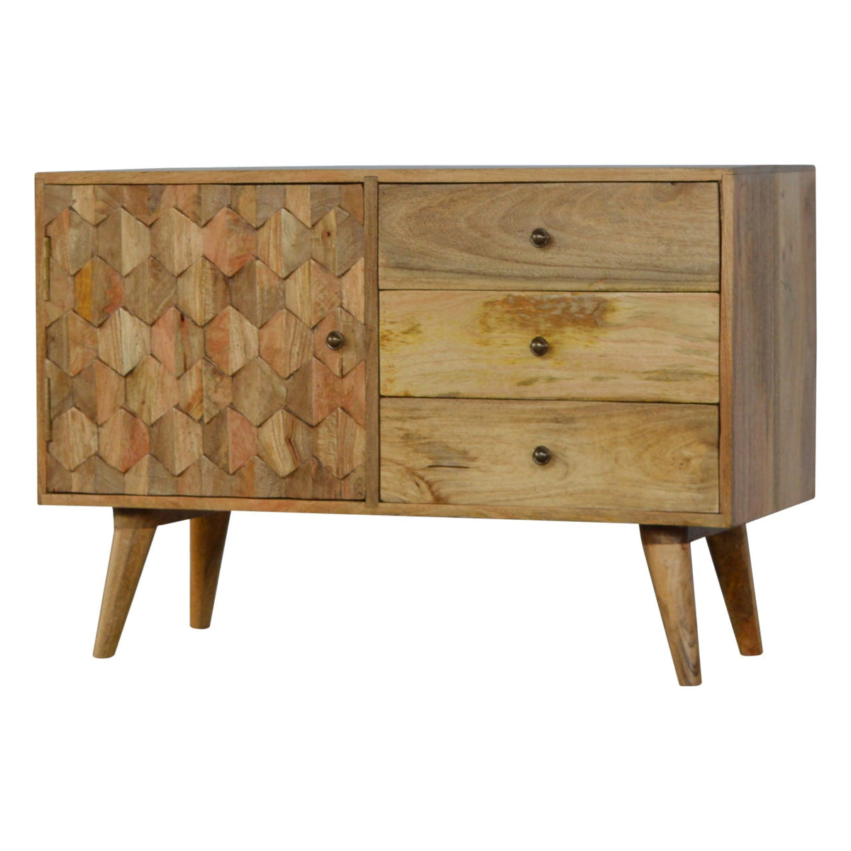Pineapple Carved Sideboard Chest of Drawers