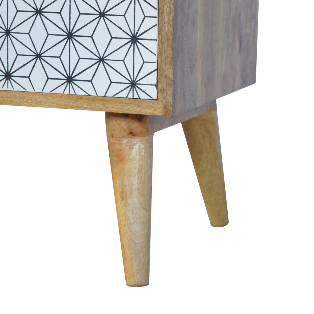 Prima Bedside with Open Slot Bedside Table
