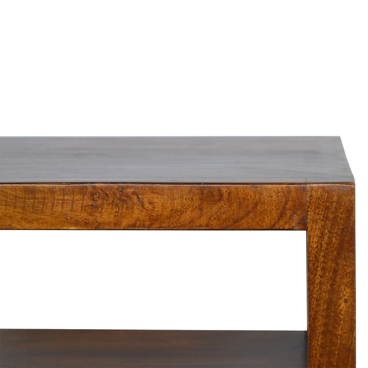 Gold Bar Chestnut Bedside Table
