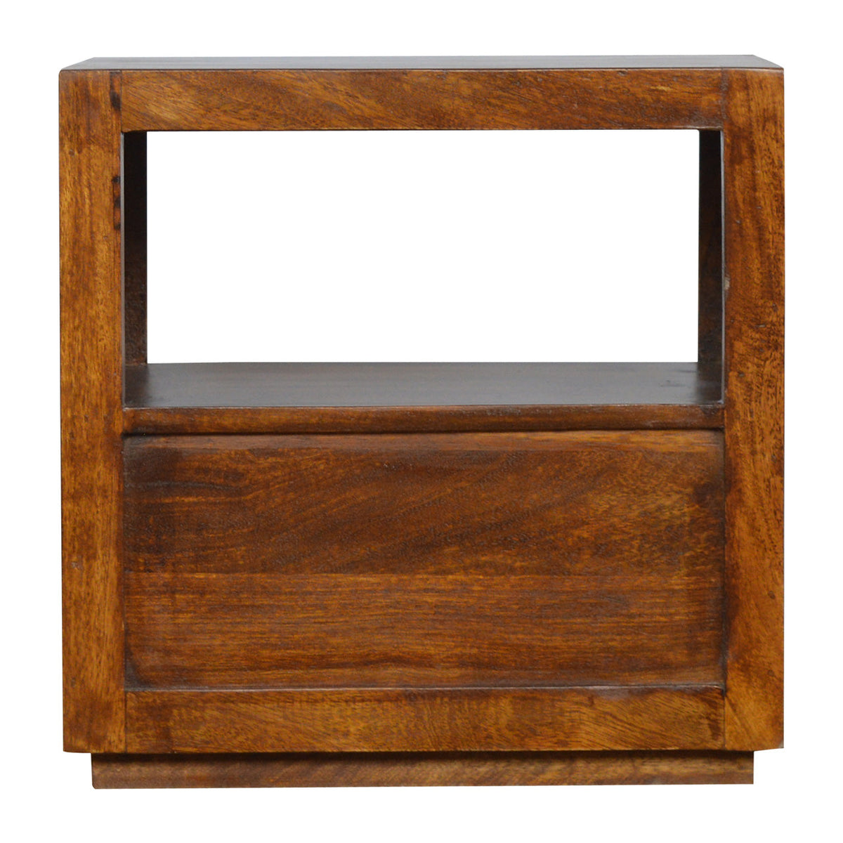 Gold Bar Chestnut Bedside Table