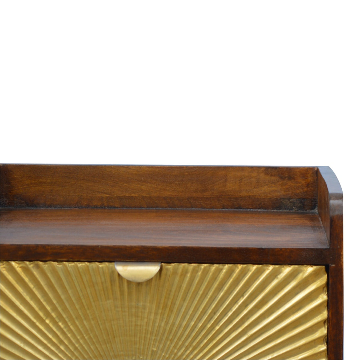 Manila Gold One Drawer Bedside Table