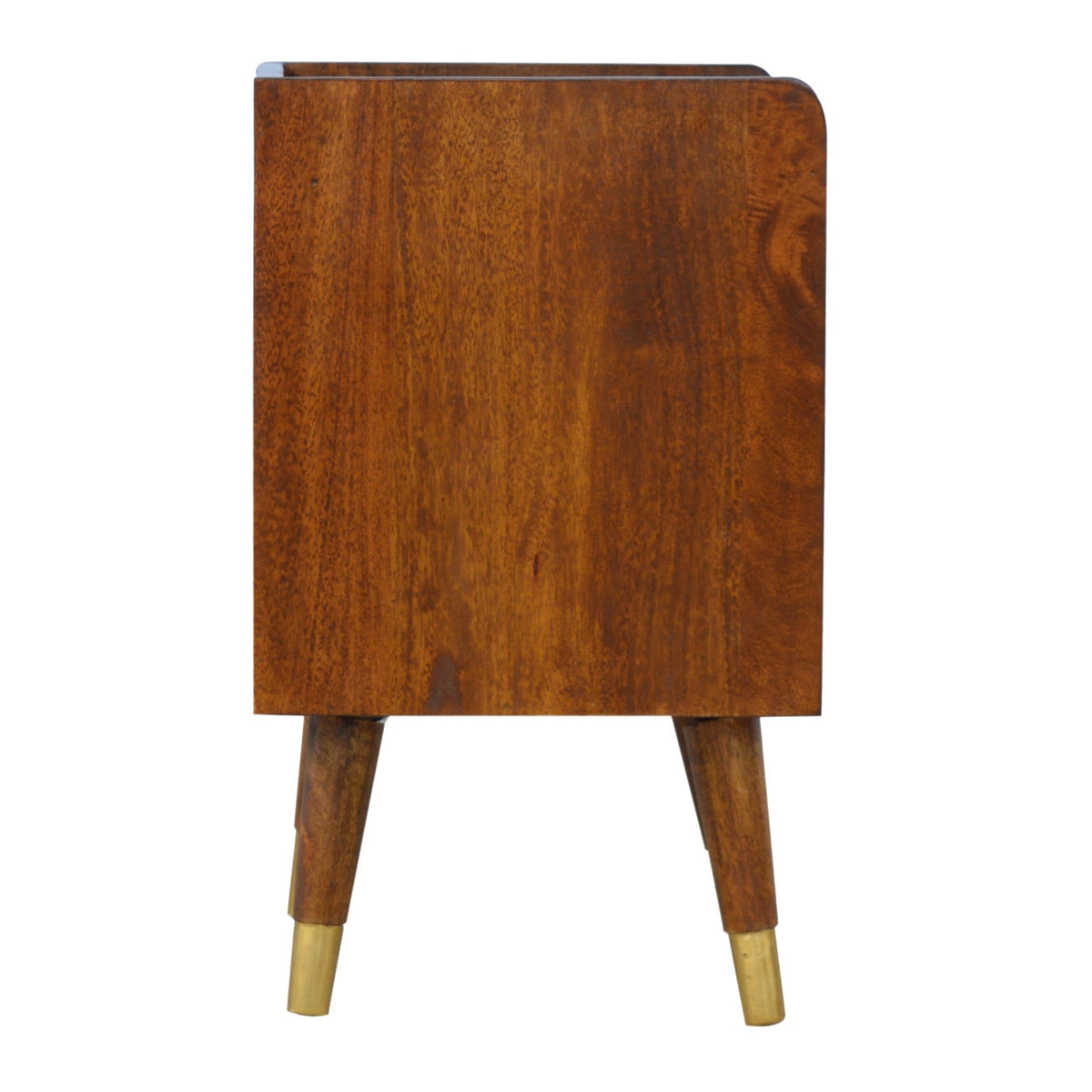 Manila Gold One Drawer Bedside Table