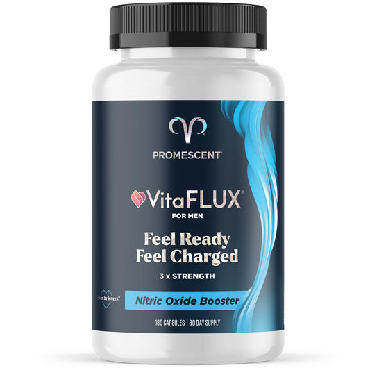 Promescent VitaFLUX Nitric Oxide Supplement – L-Arginine & L-Citrulline for Men, 180 Caps