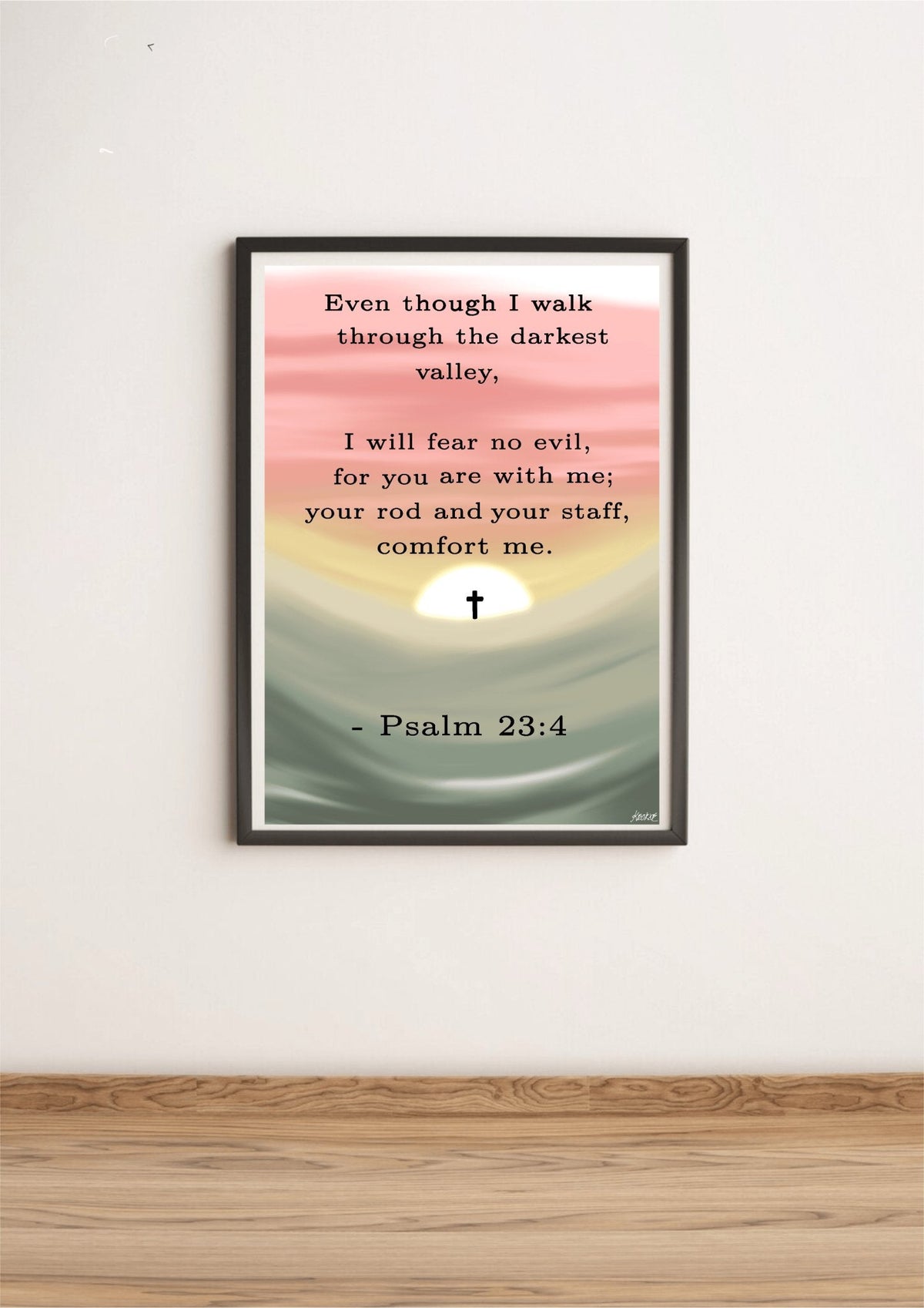 Psalm 23:4 Print