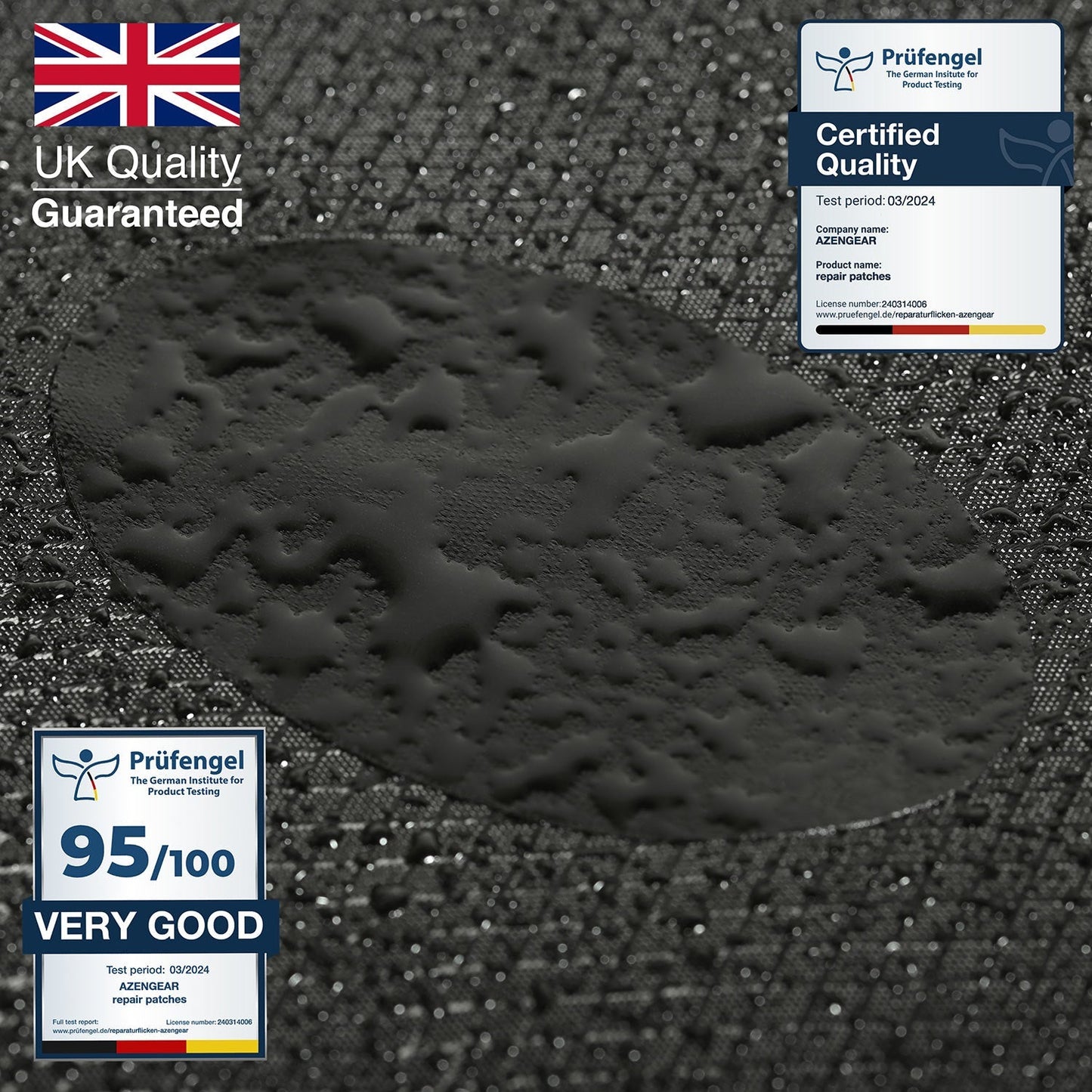 Self-Adhesive Puffer Jacket Repair Patches (30+ Colours)