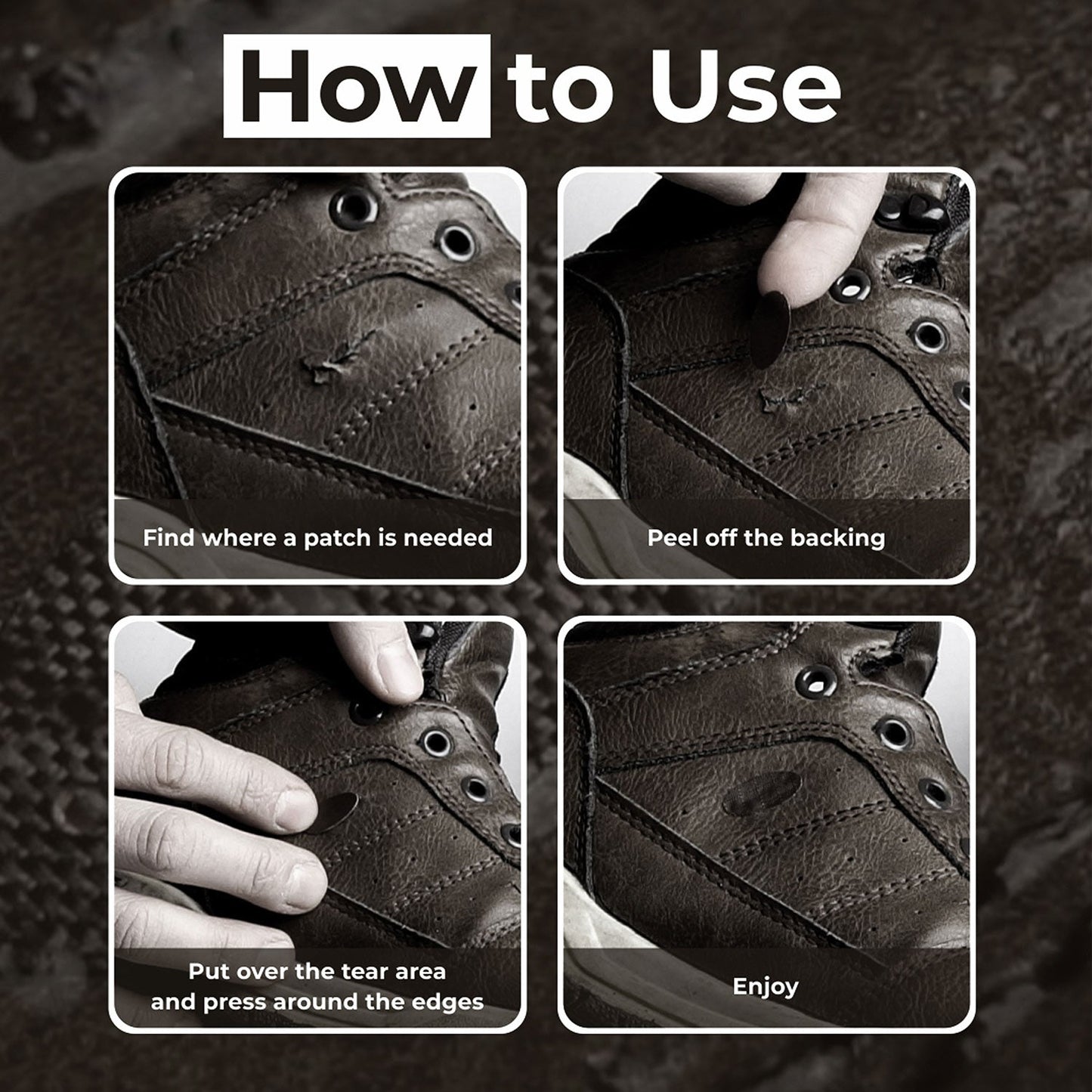 Self-Adhesive Puffer Jacket Repair Patches (30+ Colours)