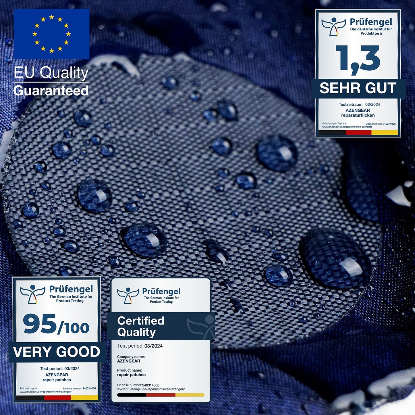 Self-Adhesive Puffer Jacket Repair Patches (30+ Colours)