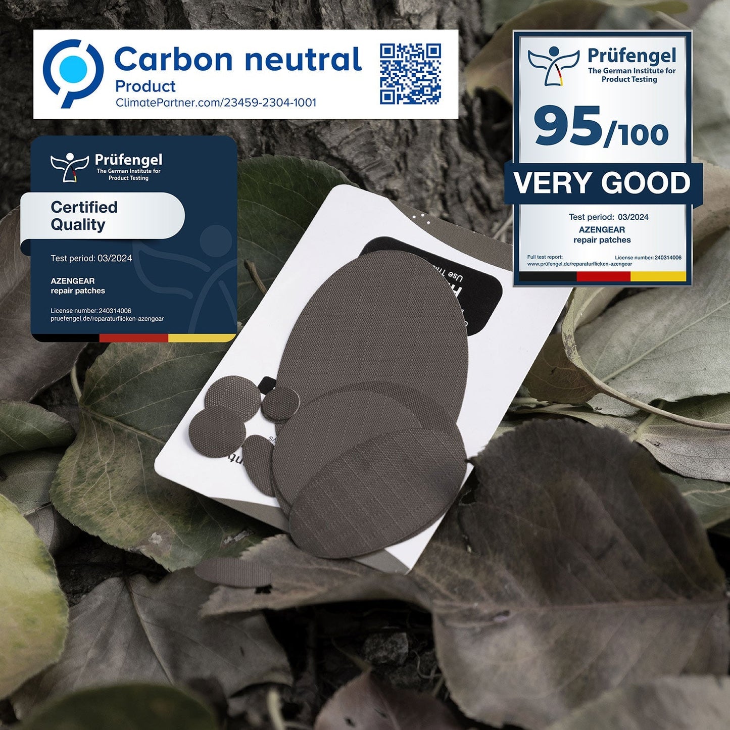 Self-Adhesive Puffer Jacket Repair Patches (30+ Colours)