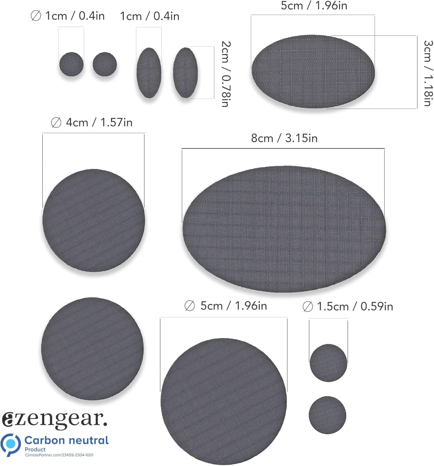 Self-Adhesive Puffer Jacket Repair Patches (30+ Colours)
