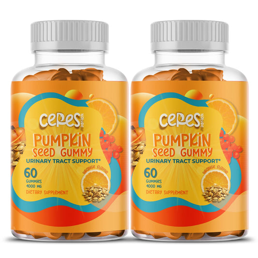Pumpkin Seed Oil Gummies 4000 mg – Hair, Skin & Prostate Support | Sugar-Free