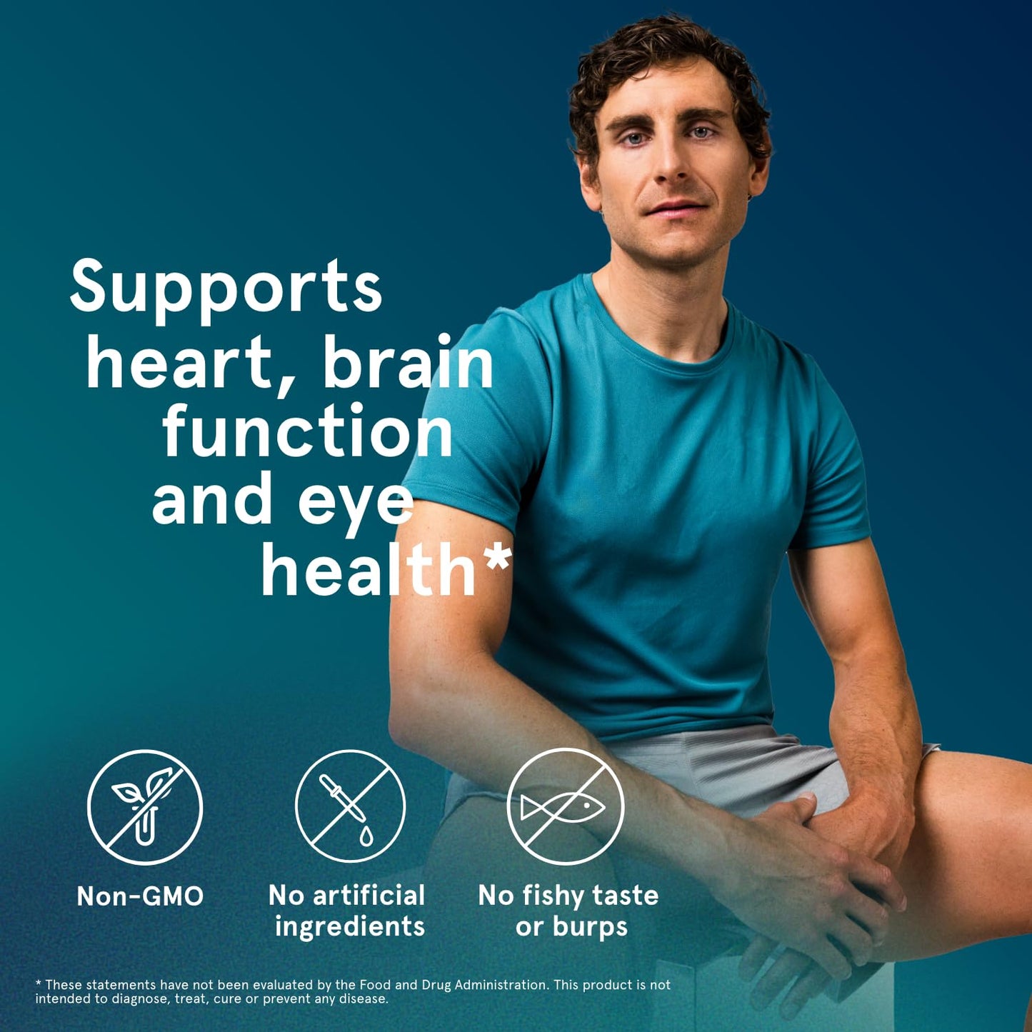 Puori Omega-3 Fish Oil – Ultra Pure & Burpless Wild-Caught | 2000mg Omega-3 (1250 EPA / 500 DHA) | 120 Softgels | IFOS