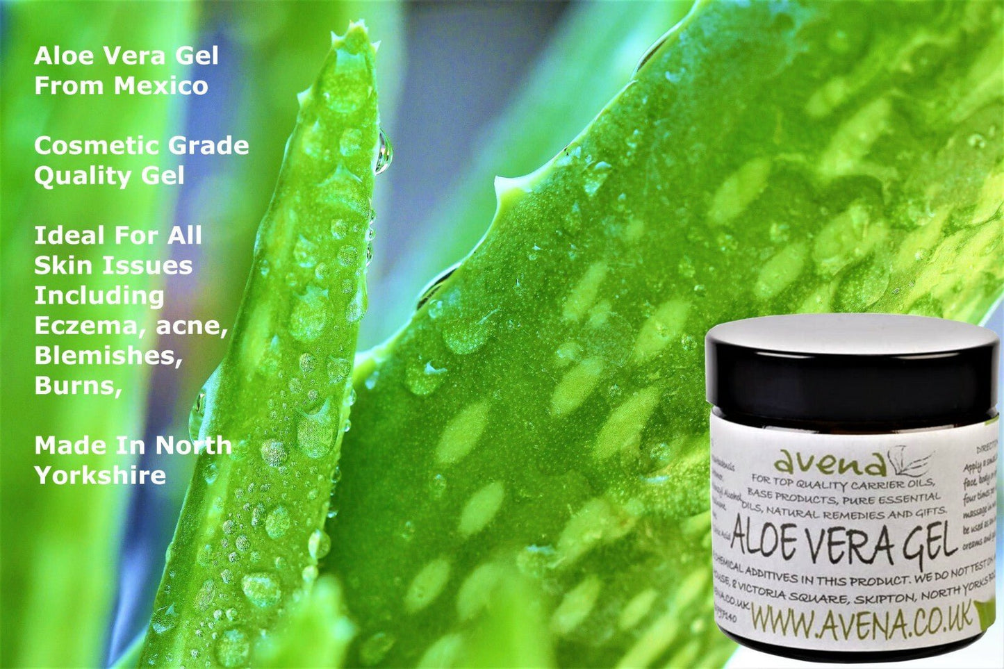 Pure Aloe Vera Clear Gel Skincare Natural Soothing Dry Skin Facial From Mexico