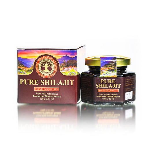 Pure Authentic Shilajit Resin – Siberian Treasure, 100 g (3.5 oz), Altai Mountains
