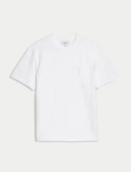 Pure Cotton Midweight Pocket T-shirt