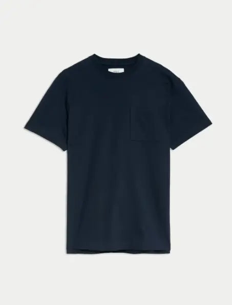 Pure Cotton Midweight Pocket T-shirt