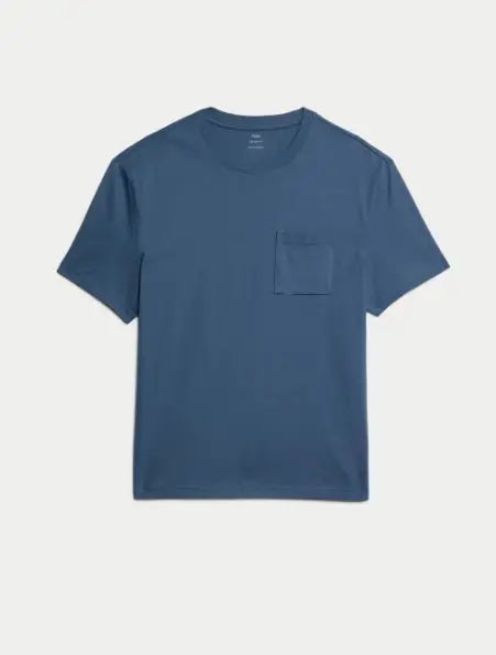 Pure Cotton Midweight Pocket T-shirt