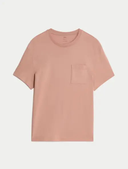 Pure Cotton Midweight Pocket T-shirt