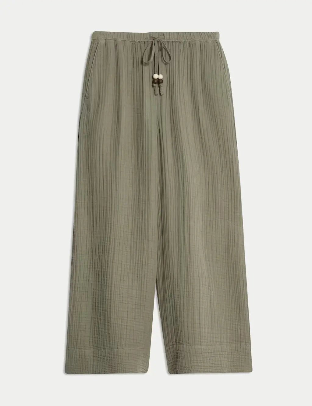 Pure Cotton Wide Leg Culottes