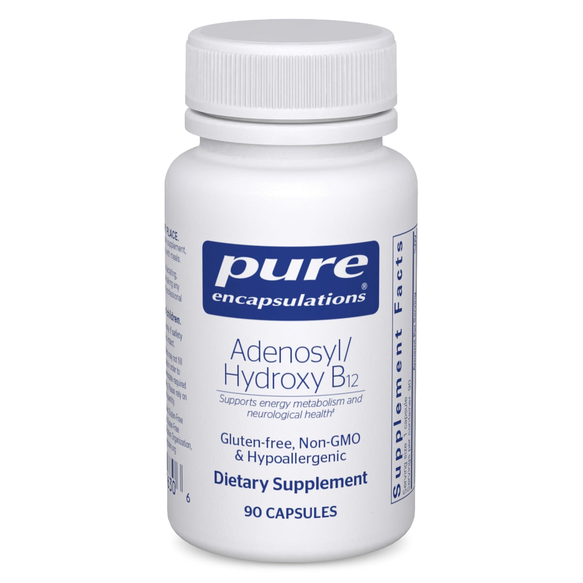 Pure Encapsulations Adenosyl/Hydroxy B12 90 Caps — Energy & Brain Support