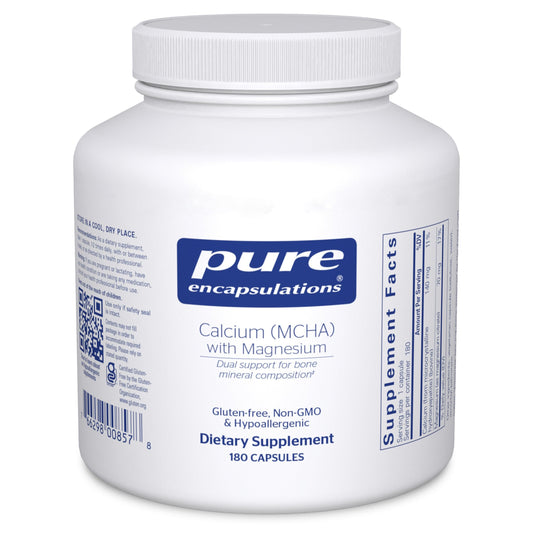 Calcium MCHA with Magnesium | Bone Support | 180 Capsules