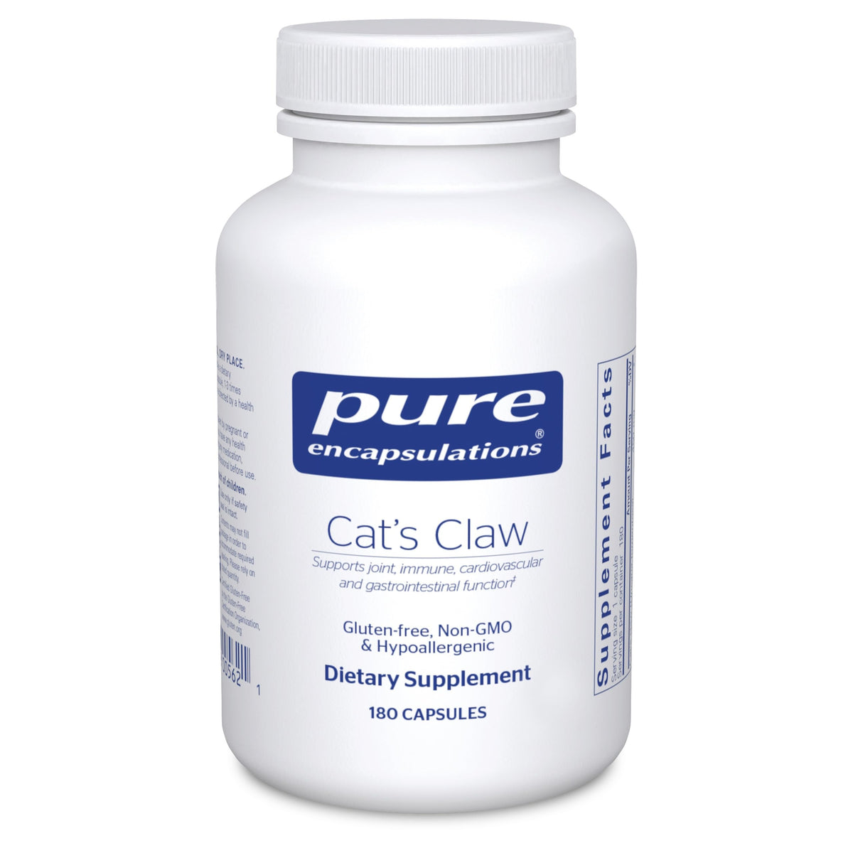 Pure Encapsulations Cat's Claw | Joint, Immune & Digestive Support | 180 Capsules