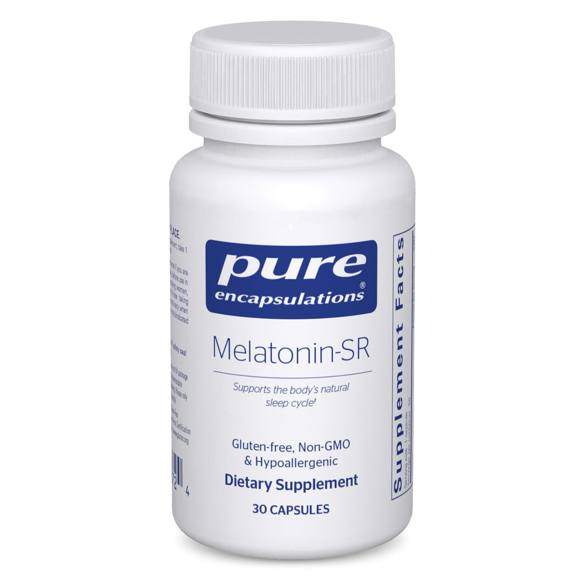Pure Encapsulations Melatonin-SR – Extended Release Sleep Support (Gluten Free & Vegan) – 30 Capsules