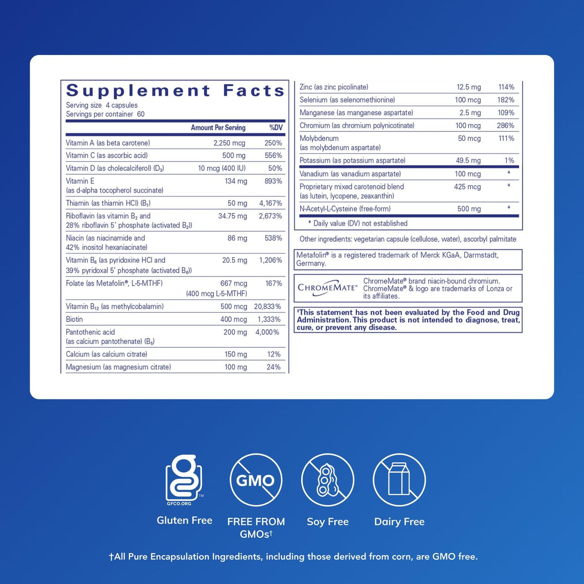 Pure Encapsulations Nutrient 950 with NAC | Immune Support & Daily Wellness | 240 Capsules