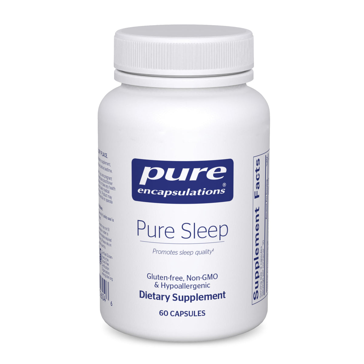 Pure Encapsulations Pure Sleep – Melatonin-Free Calming Sleep Support with Ashwagandha, Saffron & Valerian