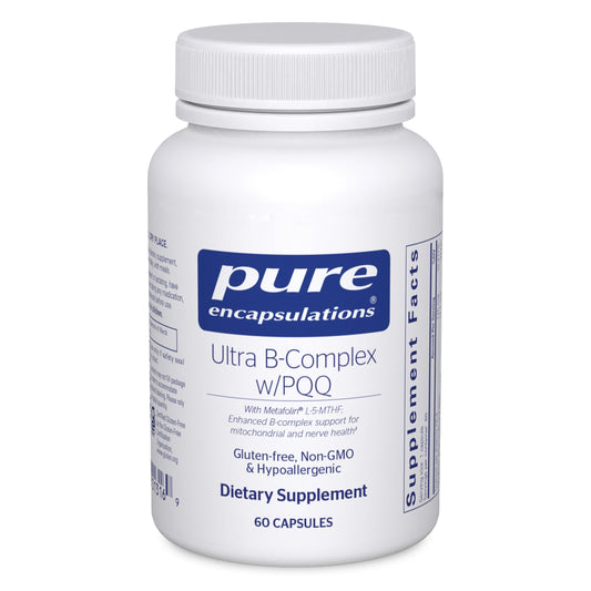 Pure Encapsulations Ultra B-Complex with PQQ | B-Vitamin Formula for Nerve, Mitochondrial & Methylation Support | 60 Capsules