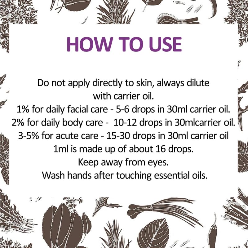 dève herbes Melissa Essential Oil (Melissa officinalis) – Pure, Steam Distilled 15ml