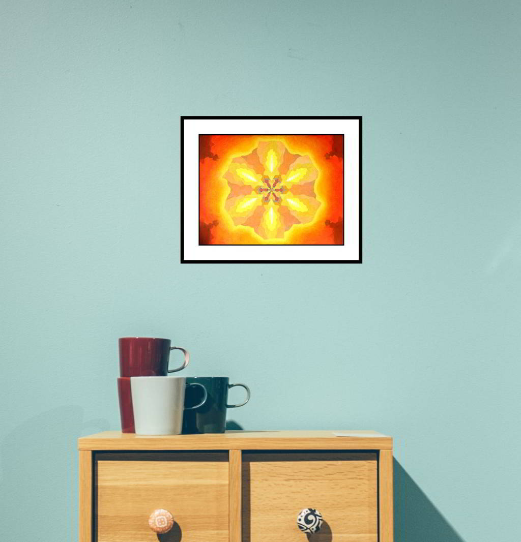 Pure Sunshine in Radial Symmetry, original painting