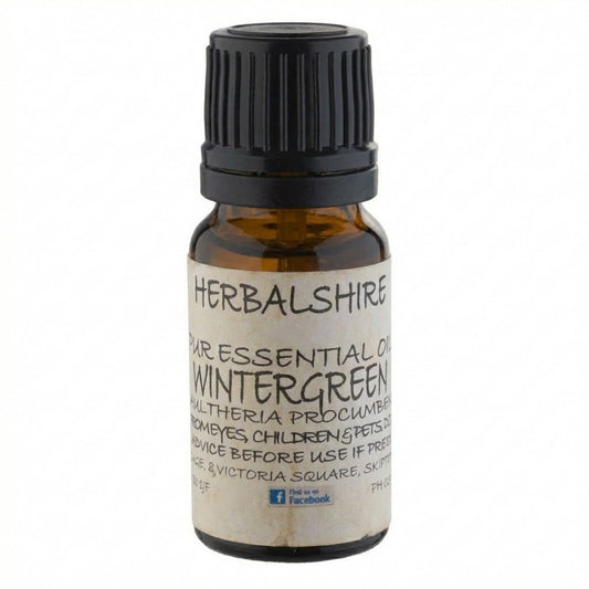 Pure Wintergreen Essential Oil | Natural Muscle Rub & Joint Pain Relief | Handmade in North Yorkshire (10ml, 30ml, 100ml)