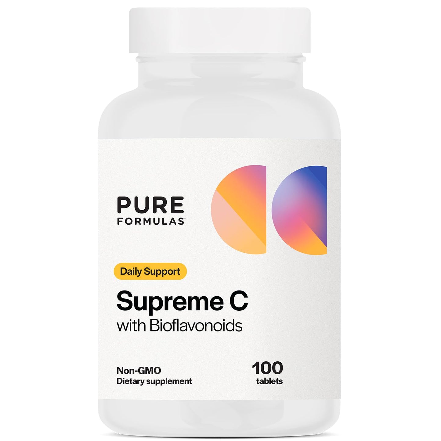 PureFormulas Supreme C with Bioflavonoids – 1000 mg Vitamin C | Immune Support & Allergen-Free