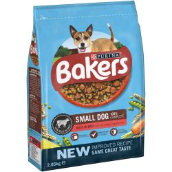 Purina Bakers Complete Small Dog Beef & Vegetables 2.85kg