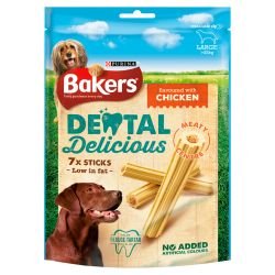 Purina Bakers Dental Delicious Large Chicken 270g