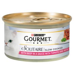 Purina Gourmet Solitaire Slow cooked Beef 85g