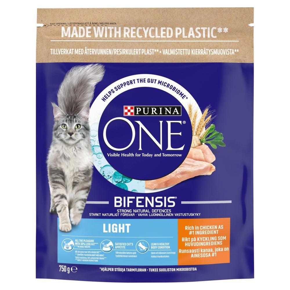 Purina One Adult Cat Light Chicken and Wheat 750g - Case of 4