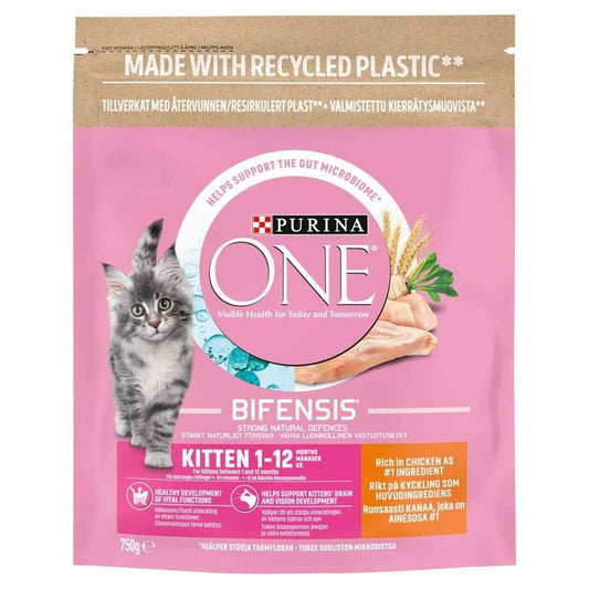 Purina One Kitten Chicken 4x750g