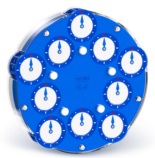 QiYi Pentagram Clock Blue